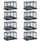8 Pack: Black Football Display Case With Mirror Back by Studio Décor®